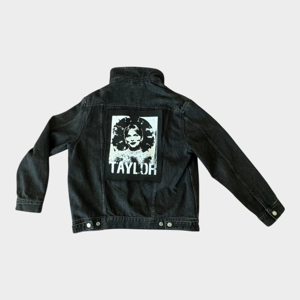 Taylor Swift Patch x Converge handscreened canvas patch for jackets, etc.